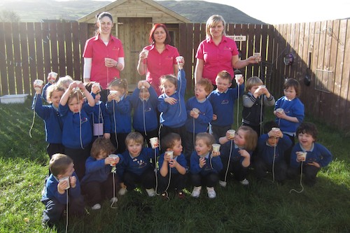 Killean children learn about our Garden Birds